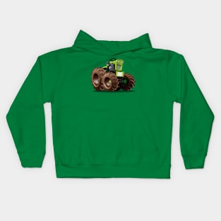 Cartoon Tractor Kids Hoodie